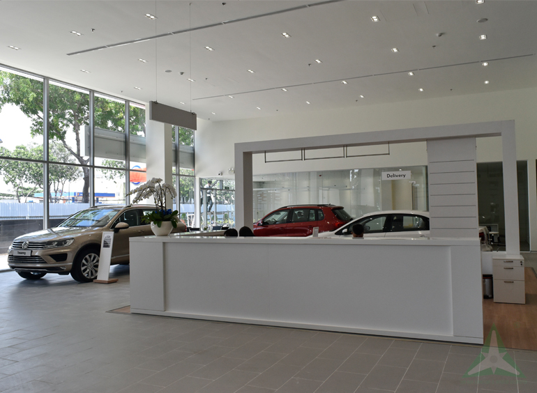 Trang trí nội thất showroom