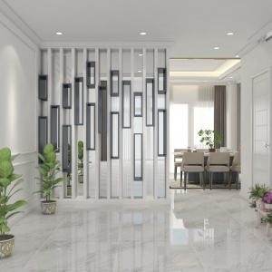 KHÔNG GIAN GIAO GIỮA PHÒNG BÊN VÀ PHÒNG SINH HOẠT CHUNG